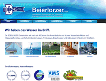 Tablet Screenshot of beierlorzer-gmbh.de